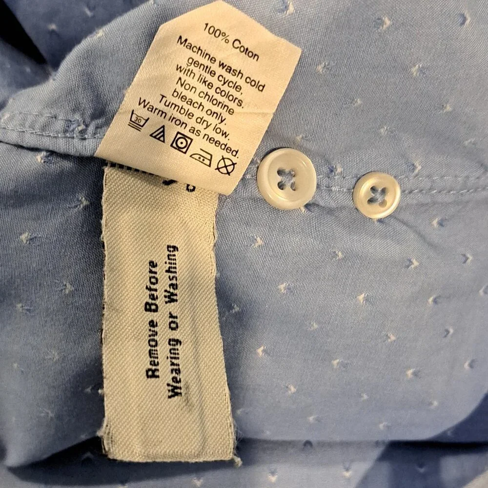 J. Crew Men's M Slim Fit 100% Cotton Long Sleeve Button Down Shirt Style #A0233 - Picture 9 of 14